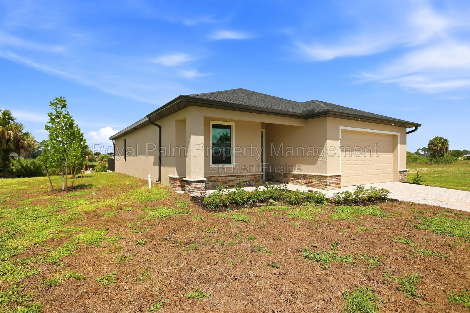 New 3/2 Pool Home for Rent on Canal, Fenced Yard, Pets Welcome. Your Dog Approves of This Backyard property image