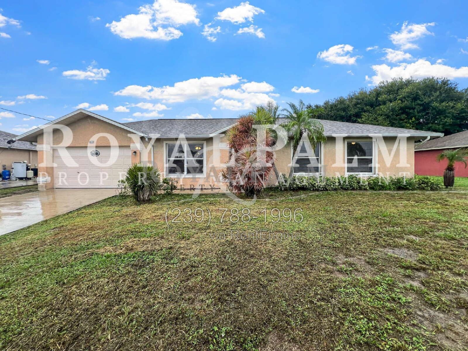 Fall Into Lanai Season | 3-Bedroom Lehigh Acres Home with Garage & No Water Bill property image